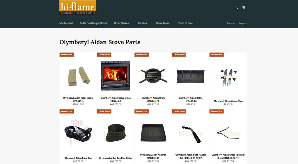 Spares Now Available on the Trade Section