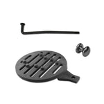 Olive Riddle Rod, Grate and Knob Set